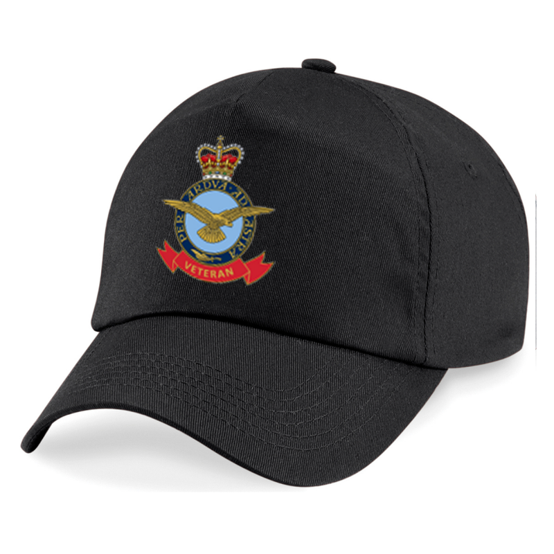 RAF Veteran Cap Black RAFATRAD