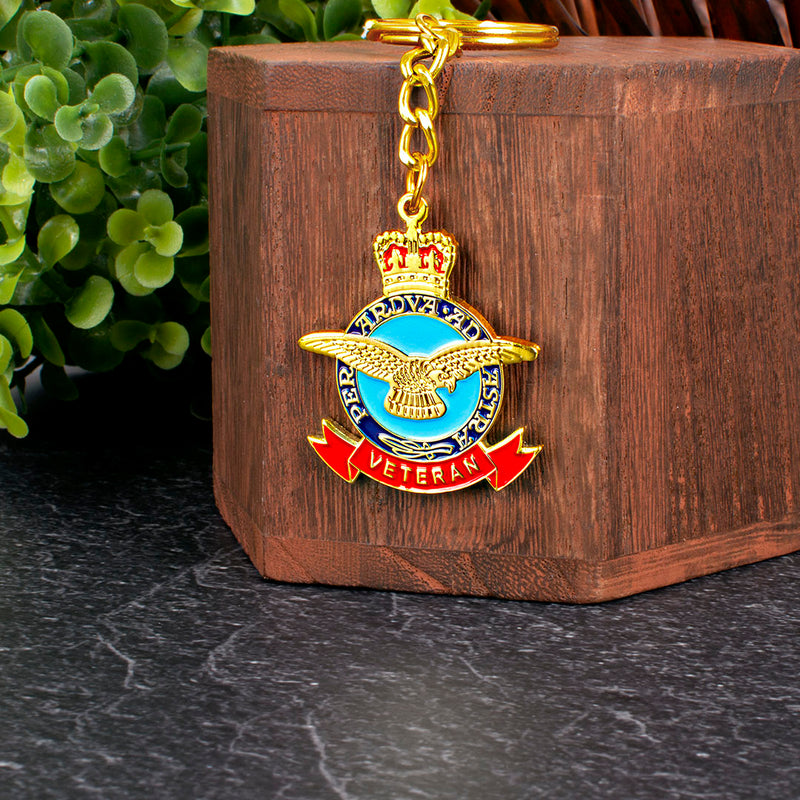 Veteran Keyring RAF