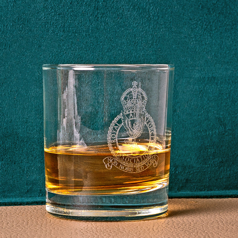 RAF Association Crest Whisky Tumbler