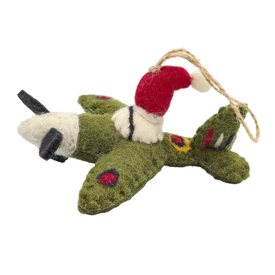 Spitfire Santa Christmas Decoration