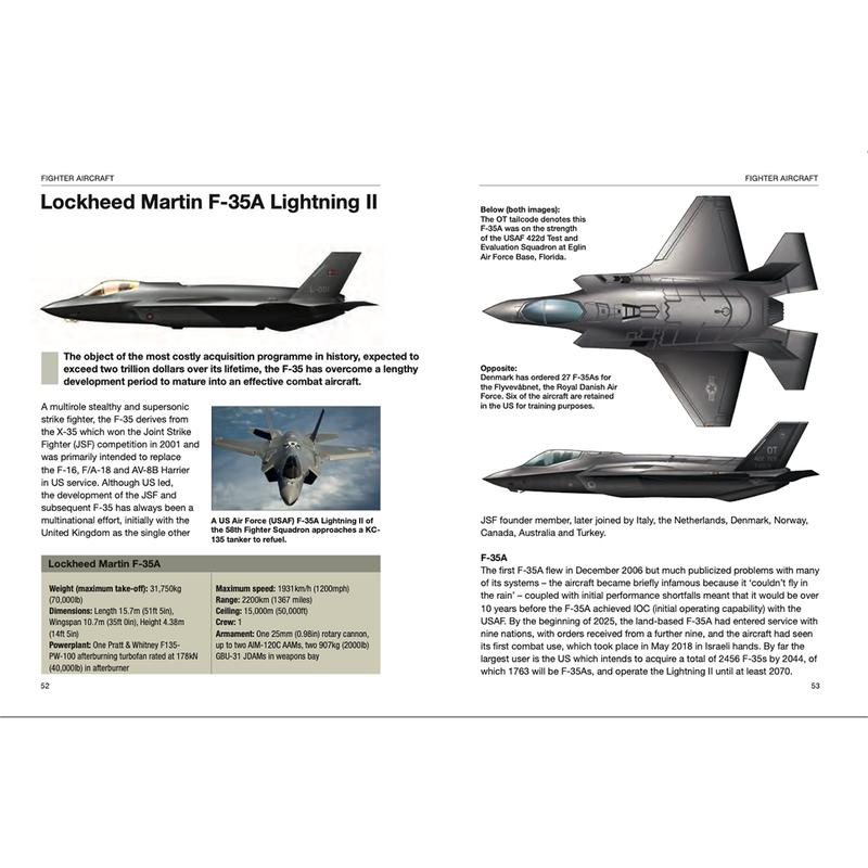 Modern Military Aircraft: Multi-role Fighters, Interceptors, Bombers ...