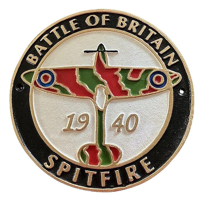 Battle of Britain Spitfire 1940 Plaque