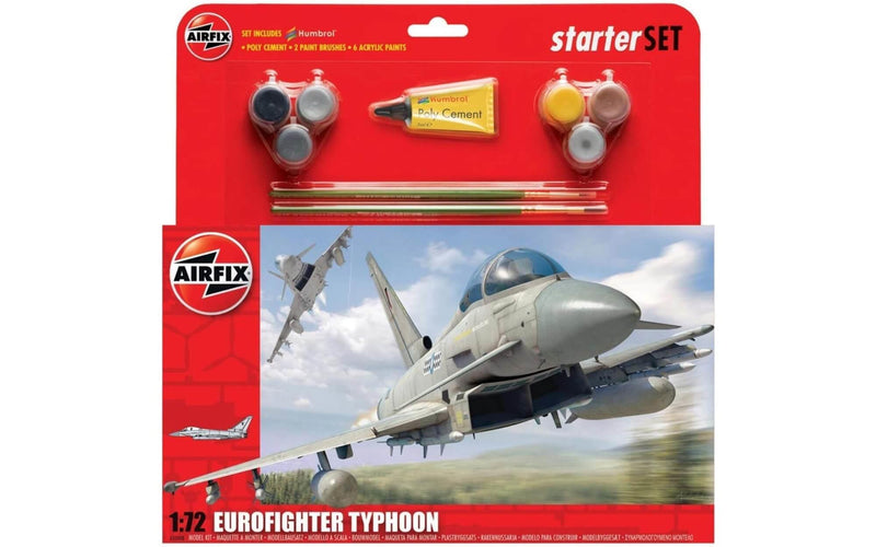 Airfix  1:72 Die-cast Eurofighter Typhoon Large Starter Set