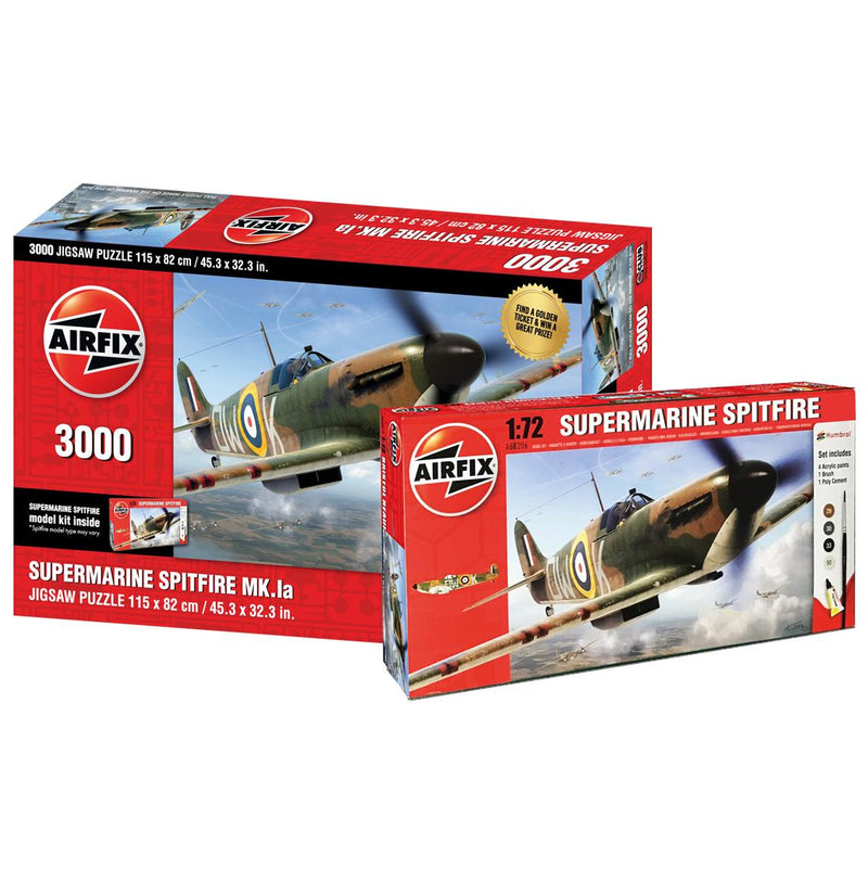 Airfix 3000 Jigsaw - Supermarine Spitfire Mk.Ia (includes competition)