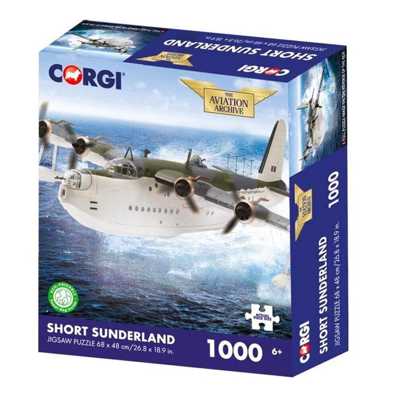 Corgi 1000 Piece Jigsaw - Short Sunderland