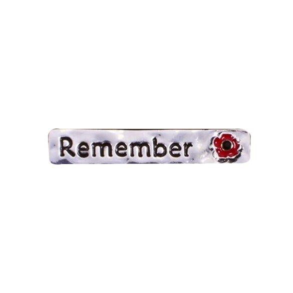 Remember Brooch Poppy