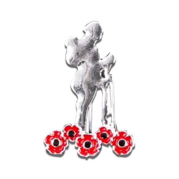 Poppy Soldier Brooch