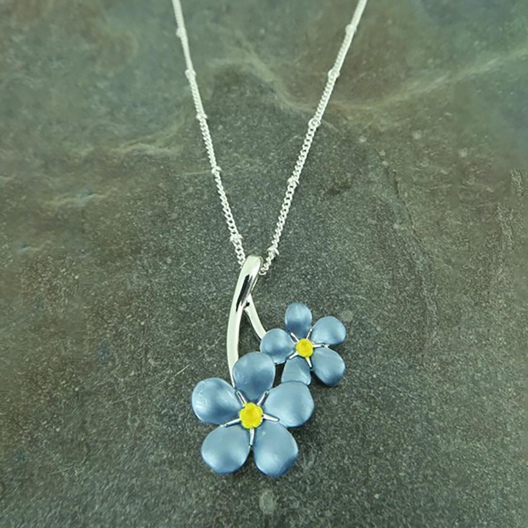 Forget Me Not Necklace RAFATRAD - Main Image