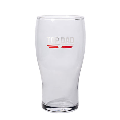 Top Gun Pint Glass - Top Dad