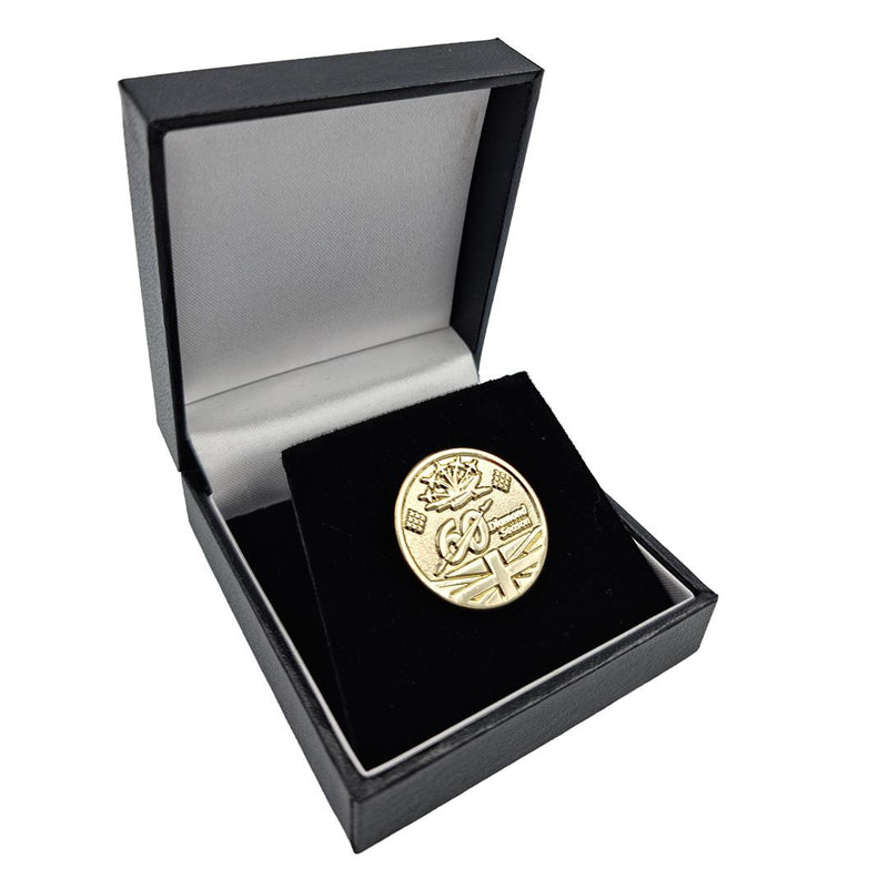 Red Arrows 60th Diamond Anniversary Gold Pin Badge