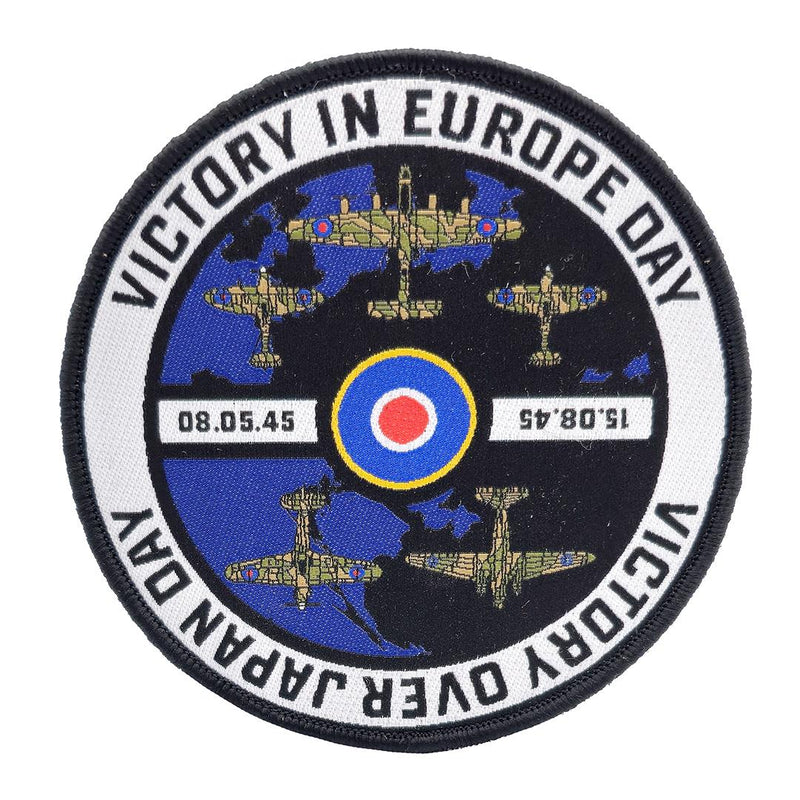 VE / VJ Day 80 Anniversary Embroidered Badge