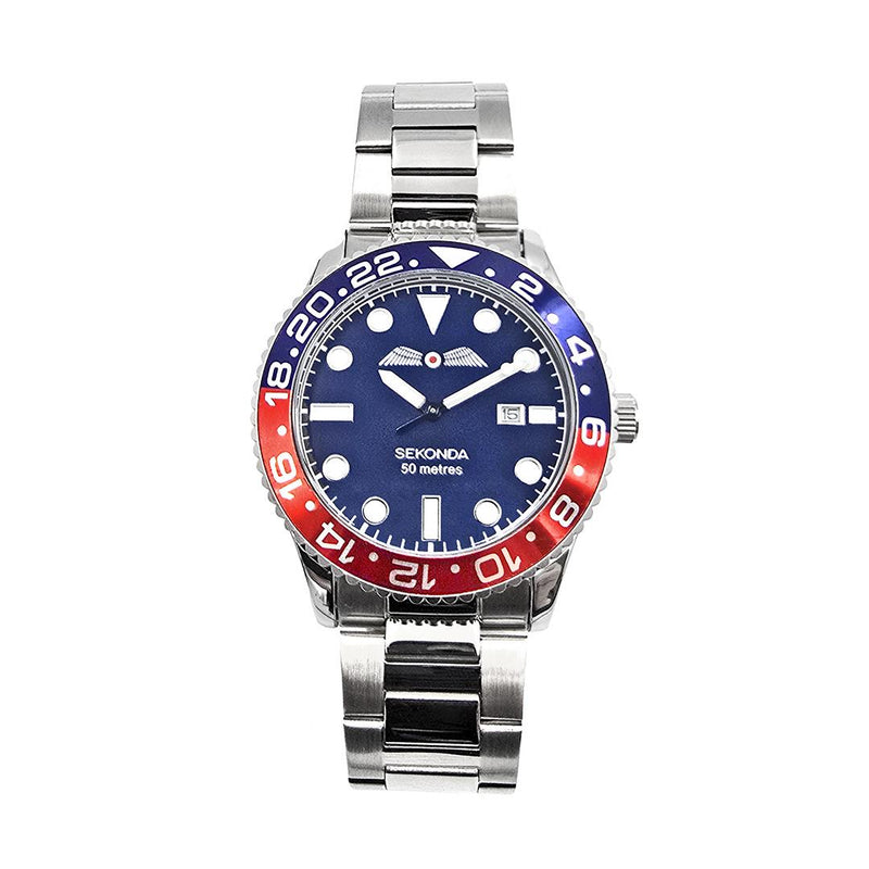 RAF Association Wings Watch - Sekonda Ocean Blue Dial