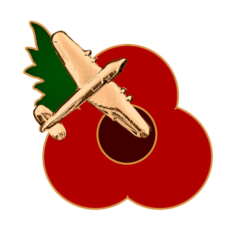 Hurricane Poppy Pin Leaf 3cm