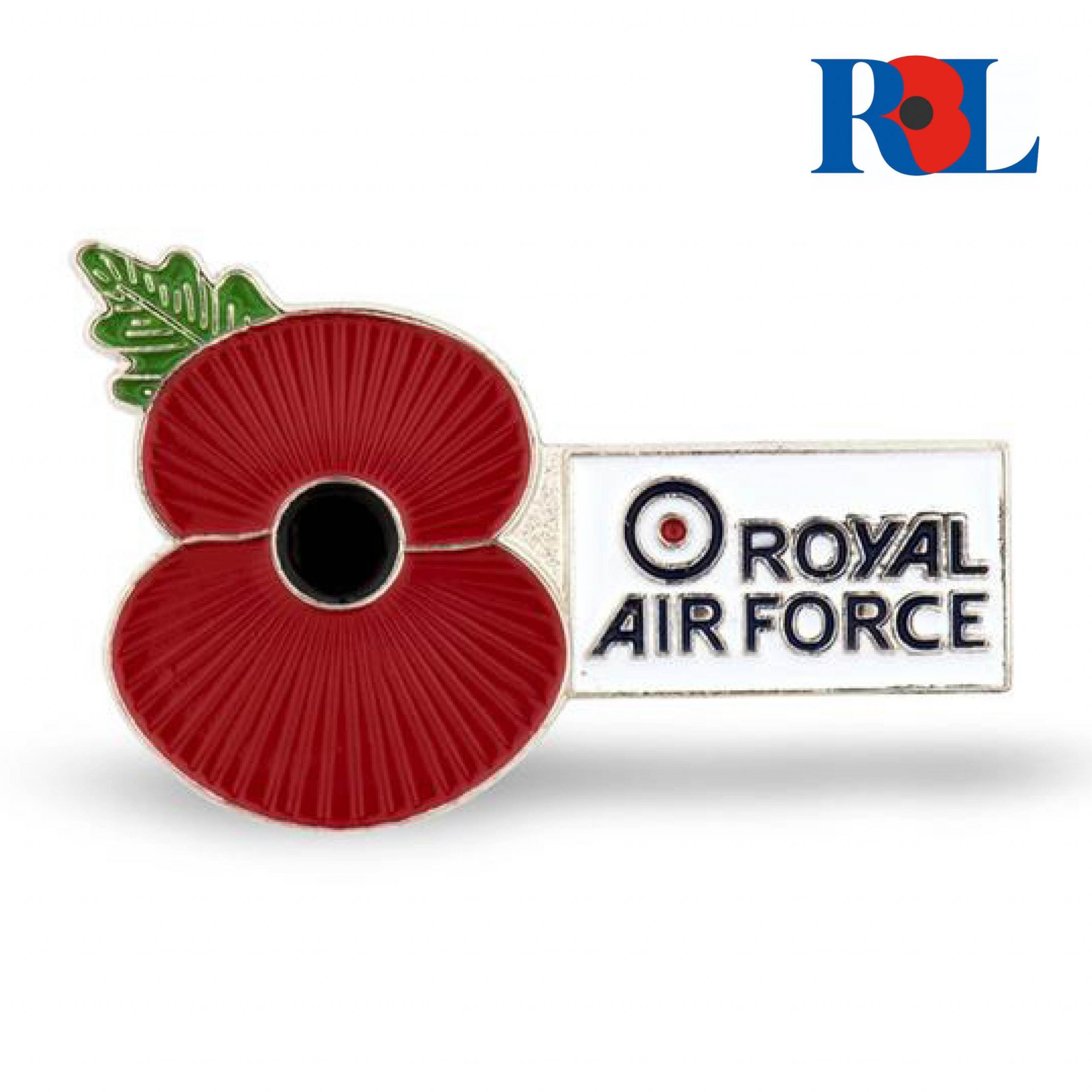 RBL Service RAF Poppy Pin | RBL Badge | Poppy Pin | RAFATRAD - RAFATRAD
