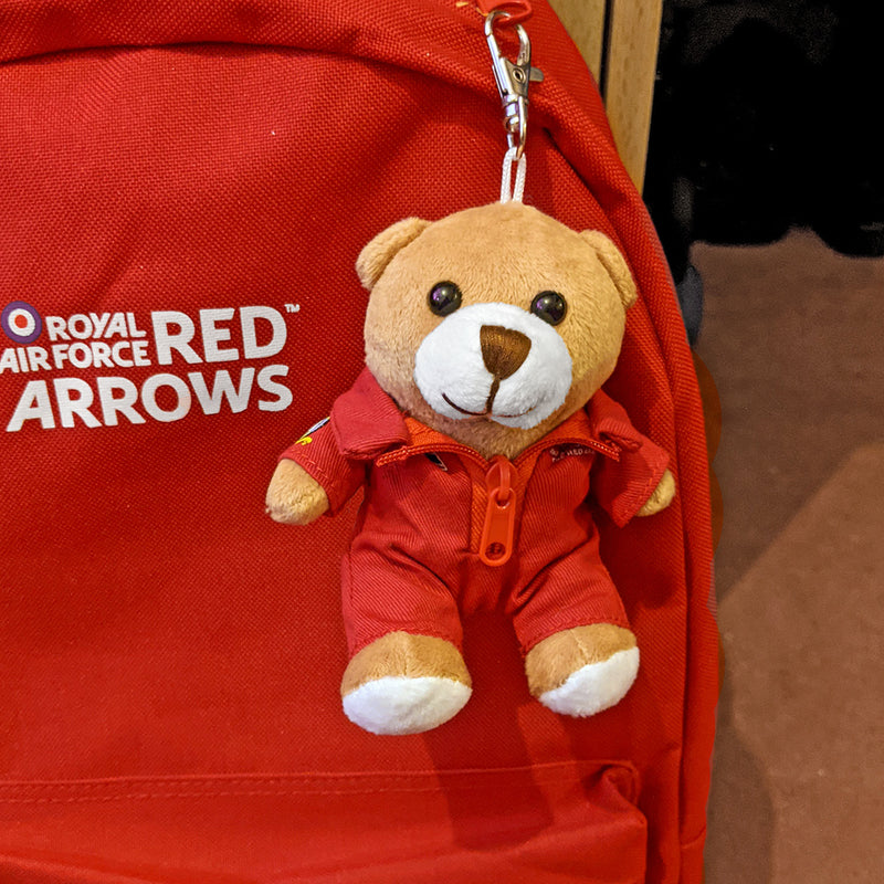 Red Arrows Teddy Bear Keyring - RAFATRAD