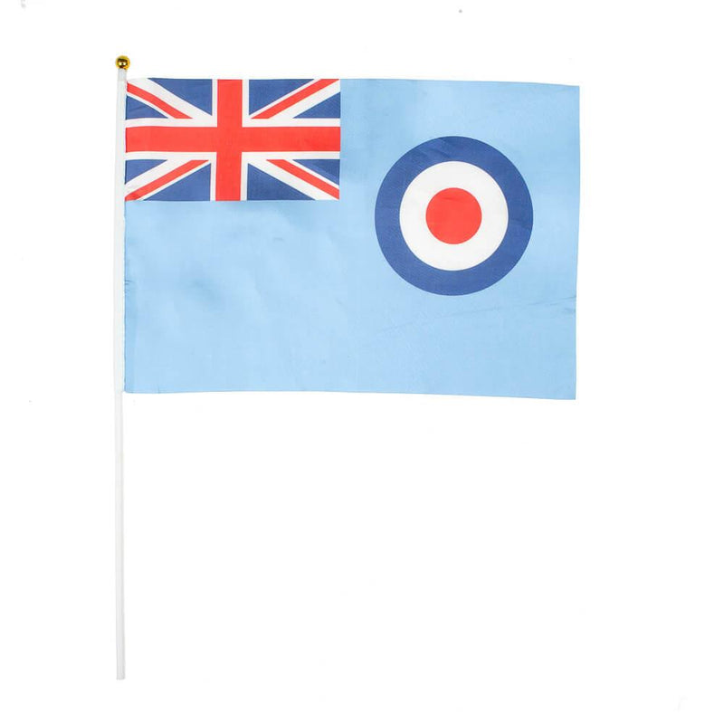 RAF Ensign Union Jack Hand Waving Flag - Royal Air Force - RAFATRAD
