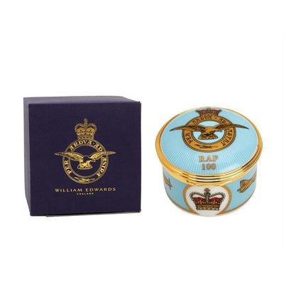 RAF100 William Edwards Hinged Cufflink Box with Gift Case - RAFATRAD