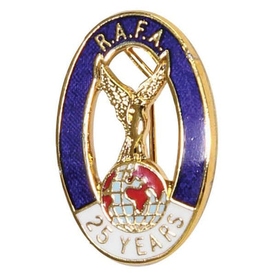 RAFA 25 Year Membership Badge - RAFATRAD