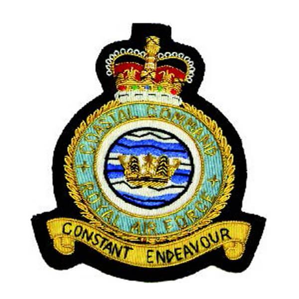 Coastal Command Blazer Badge - RAFATRAD