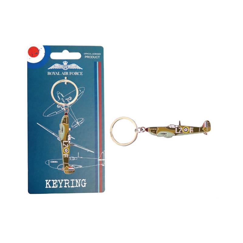 RAF Vintage Spitfire Keyring | Spitfire Gift | RAF Spitfire | RAFATRAD ...