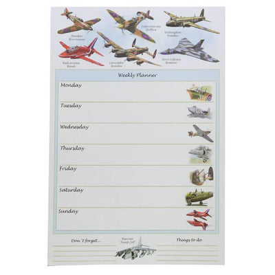 Weekly Planner Aircraft Notepad - RAFATRAD