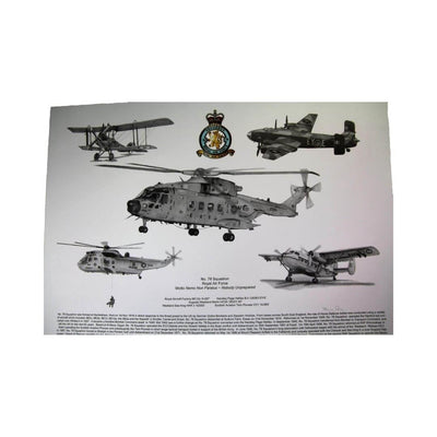 Pencil Print 78 Sqn RAF Benson - RAFATRAD