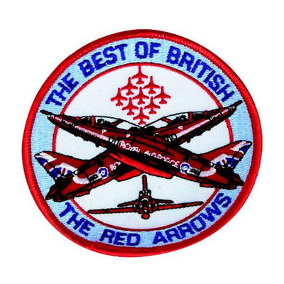 Red Arrows Emb Badge - Best of British - RAFATRAD