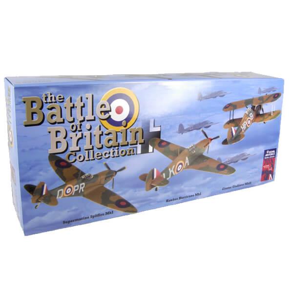 3 Pc Set  75Th Anniv Of Bob Hurricane, Spitfire, Gladiator - RAFATRAD