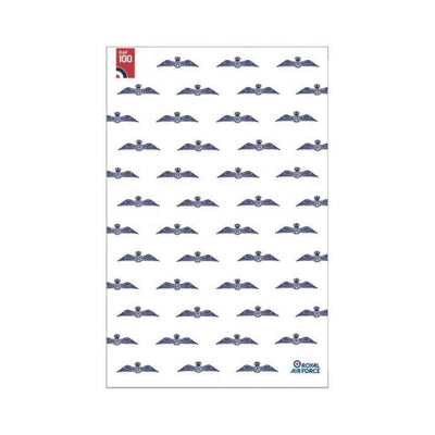 RAF100 TEA TOWEL - RAF WINGS - RAFATRAD