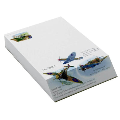 Slant Note Pad - RAF Spitfire (Royal Air Force) - RAFATRAD