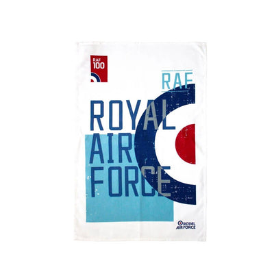 RAF100 Ulster Weavers Tea Towel - Royal Air Force Roundel - RAFATRAD