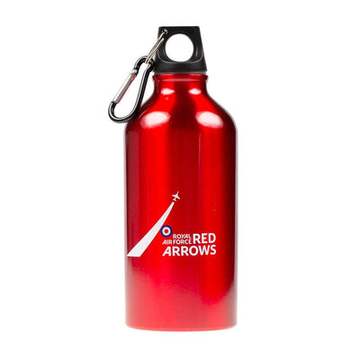 Red Arrows Aluminium Drinks Bottle 500ml, with Carabiner - RAFATRAD