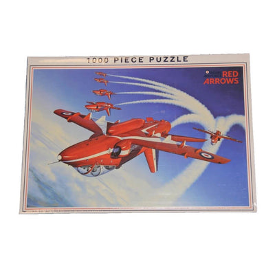 Royal Air Force Red Arrows Upside Down Loop 1000 Piece Jigsaw Puzzle - RAFATRAD