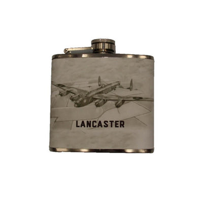 RAF Lancaster Sketch 5Oz Hip Flask - RAFATRAD