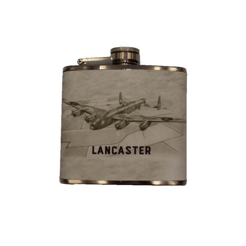 RAF Lancaster Sketch 5Oz Hip Flask - RAFATRAD