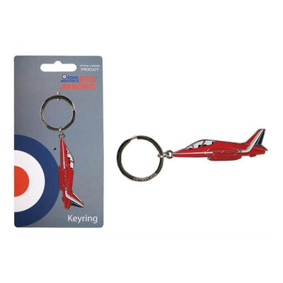 Red Arrows Metal Enamel Keyring Hawk - RAFATRAD