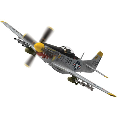 Corgi 1:72 Die-cast North American F-51D Mustang 44-12943-FF-943 Model Aircraft - RAFATRAD