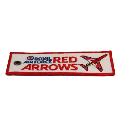 Red Arrows Rectangle Emb Keyring - RAFATRAD