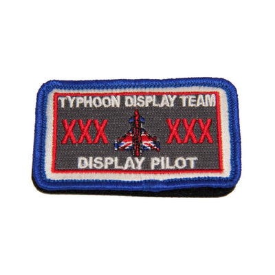 Typhoon Display Team Display Pilot Embroidered Badge - RAFATRAD