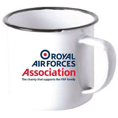 RAF Association Tin Enamel Retro Mug - RAFATRAD