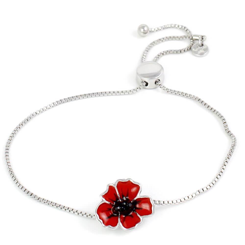 Silver poppy hotsell bracelet