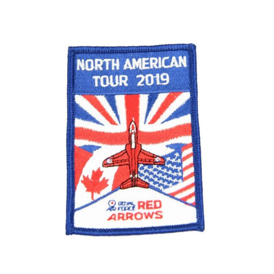Red Arrows North American Tour 2019 Embroidery Badge - RAFATRAD
