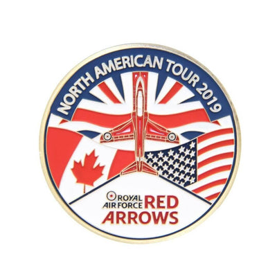 Red Arrows North American Tour 2019 Coin - RAFATRAD