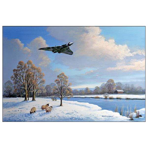 Christmas Card Vulcan RAF