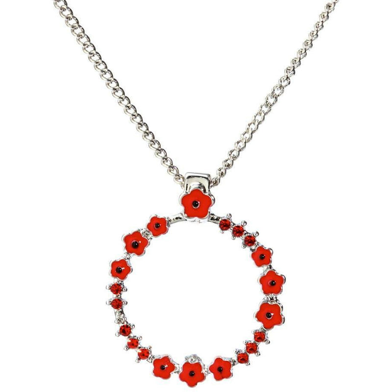 Delicate Poppy Garland Necklace - RAFATRAD