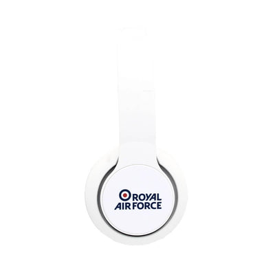 Royal Air Force (RAF) Bluetooth Wireless Headphones - White - RAFATRAD