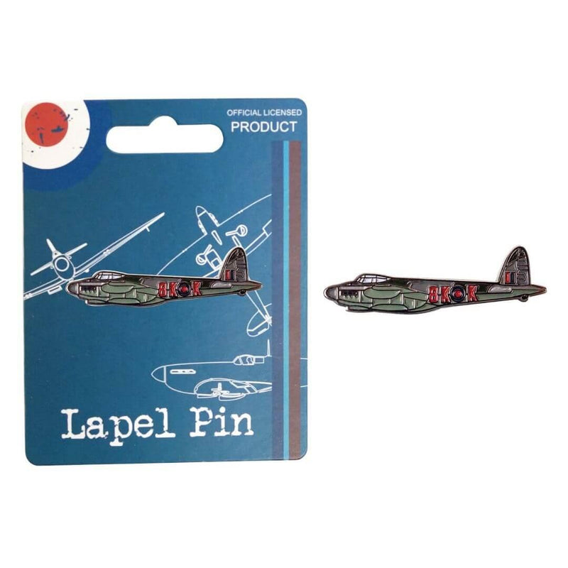 RAF Vintage Metal Enamel Mosquito Lapel Pin Badge - RAFATRAD