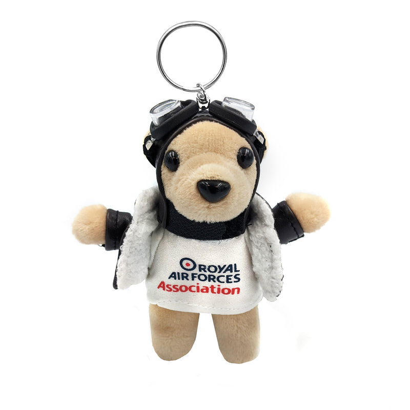 RAF Association Pilot Bear Keyring - RAFATRAD