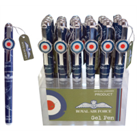 RAF Vintage Gel Pen with Metal shaped clip (1 Pen) - RAFATRAD