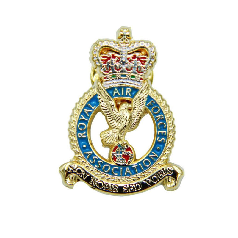 RAF Association Crest Lapel Pin - RAFATRAD